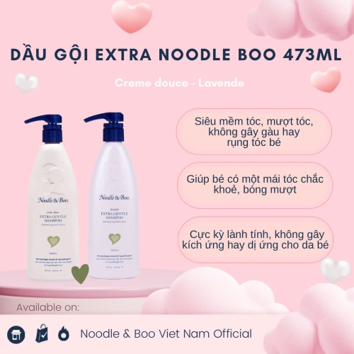 DẦU GỘI DỊU NHẸ NOODLE BOO CHO BÉ