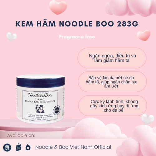 KEM TRỊ HĂM TÃ NOODLE AND BOO - The best Diaper Rash Ointment 283g