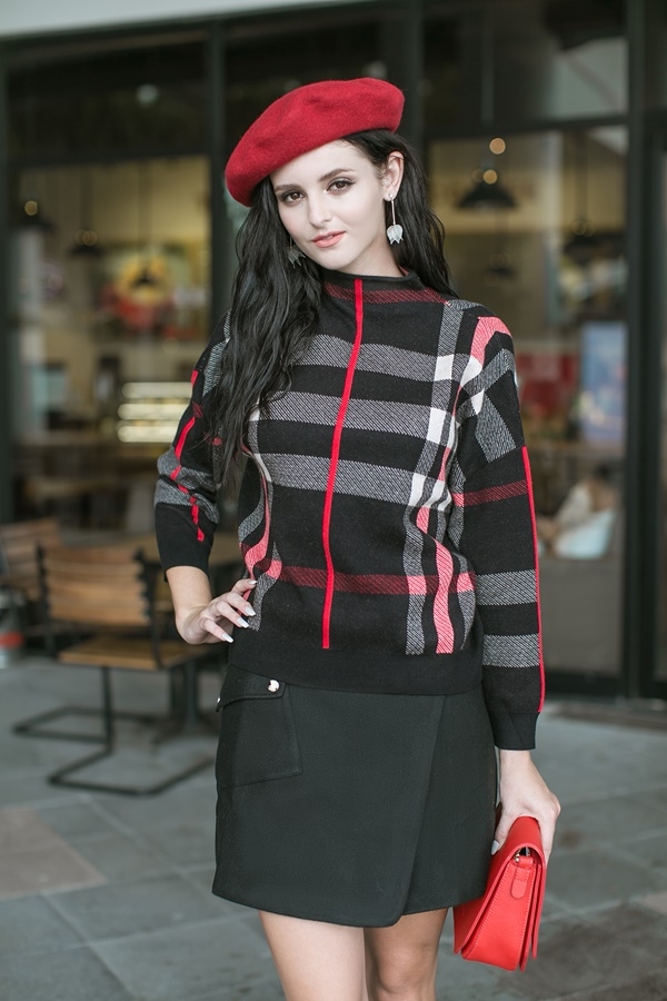 Áo len cổ lọ nữ Hàn Quốc: Những cách mix đồ đơn giản mà chất