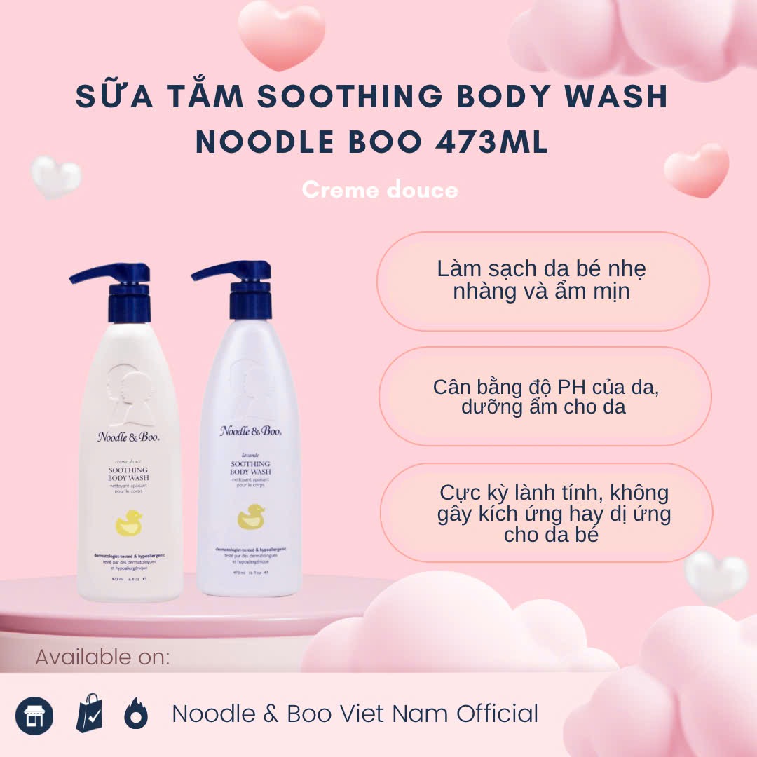 SỮA TẮM SOOTHING BODY WASH CHO BÉ