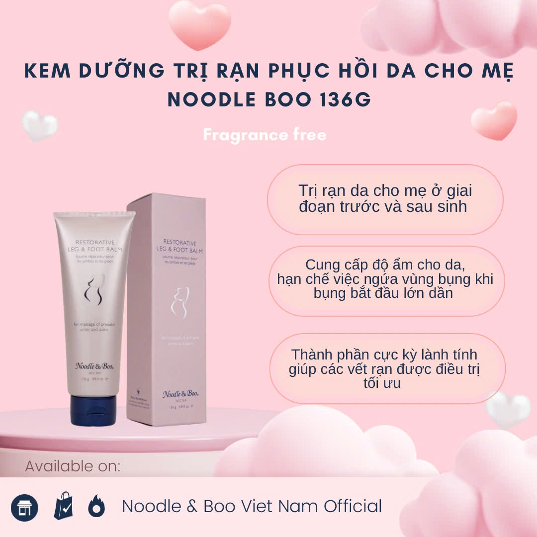 KEM PHỤC HỒI CHÂN NỨT NẺ CỦA NOODLE AND BOO